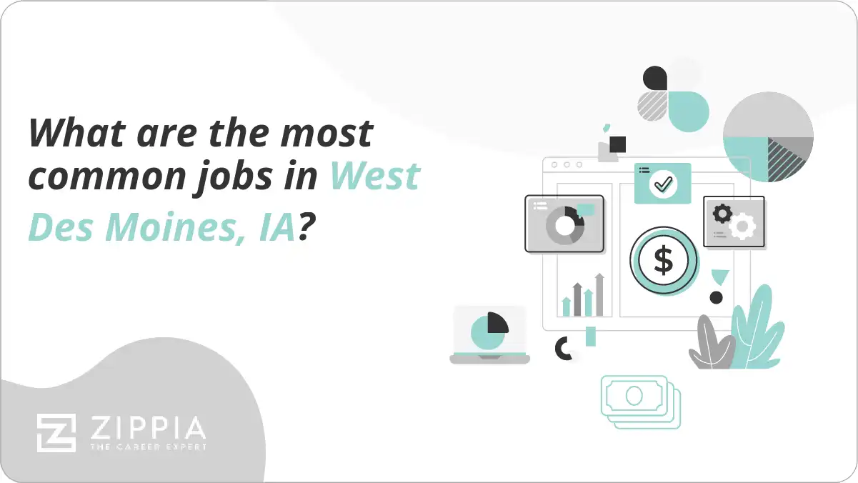 What are the most common jobs in West Des Moines, IA?