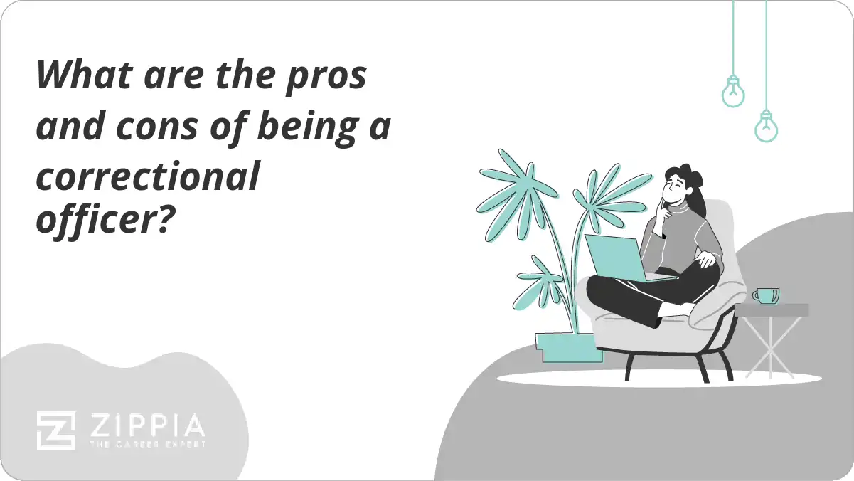 What are the pros and cons of being a correctional officer?