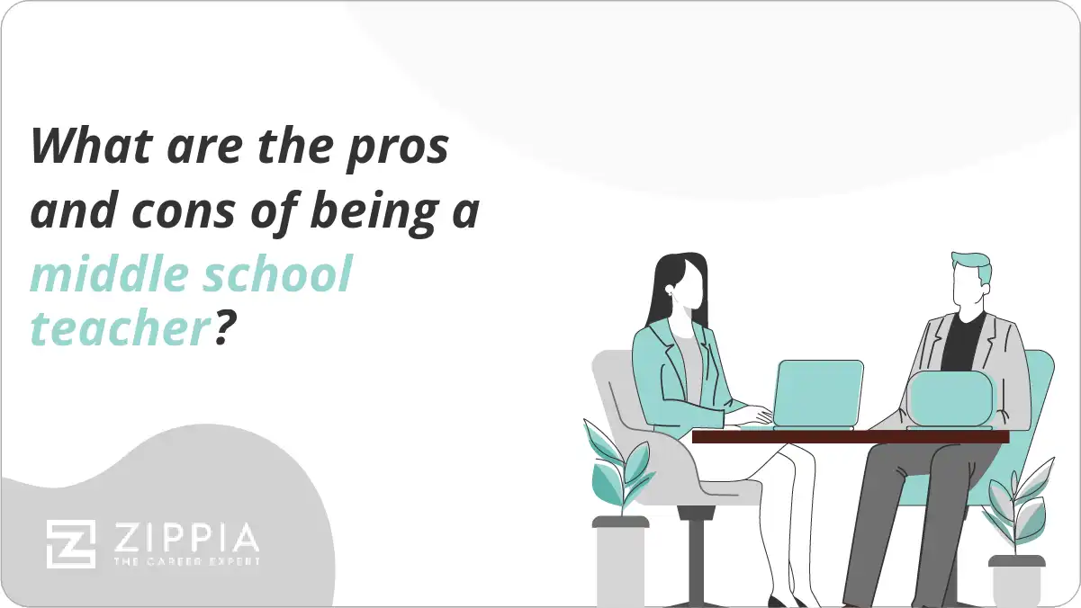 What are the pros and cons of being a middle school teacher?