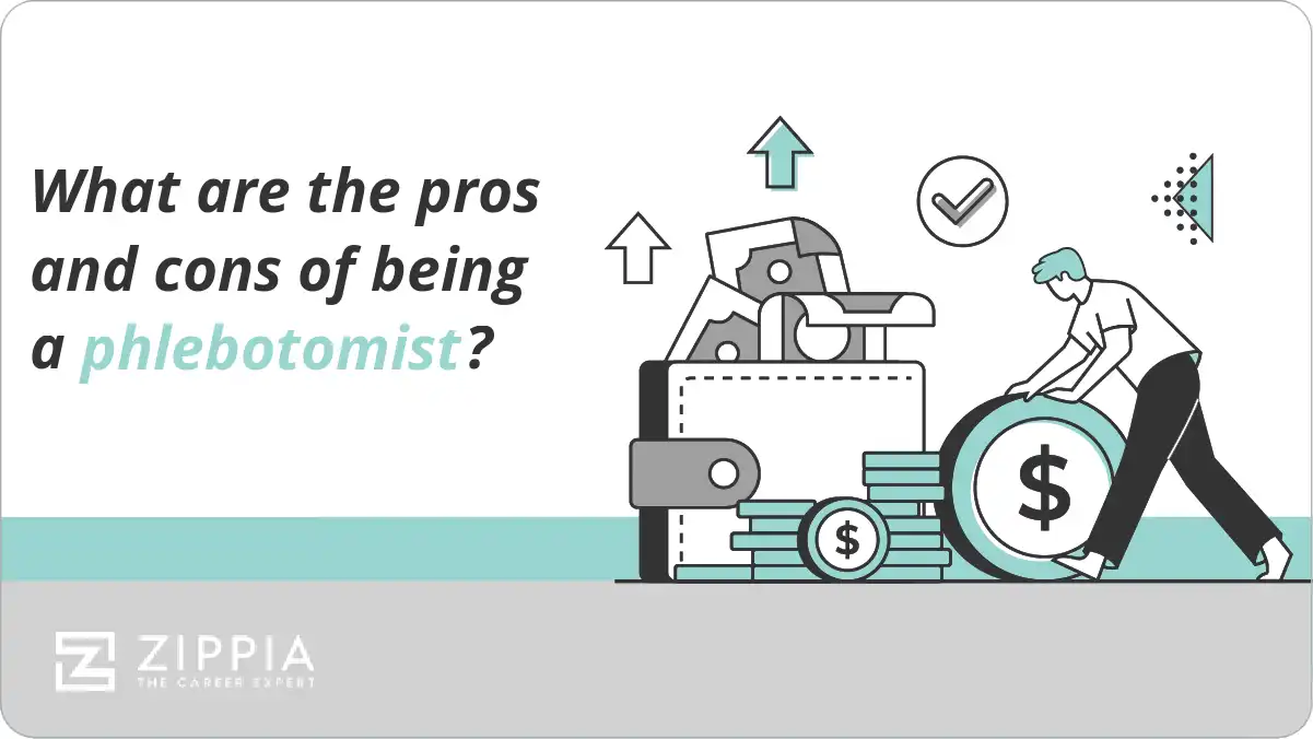 What are the pros and cons of being a phlebotomist?