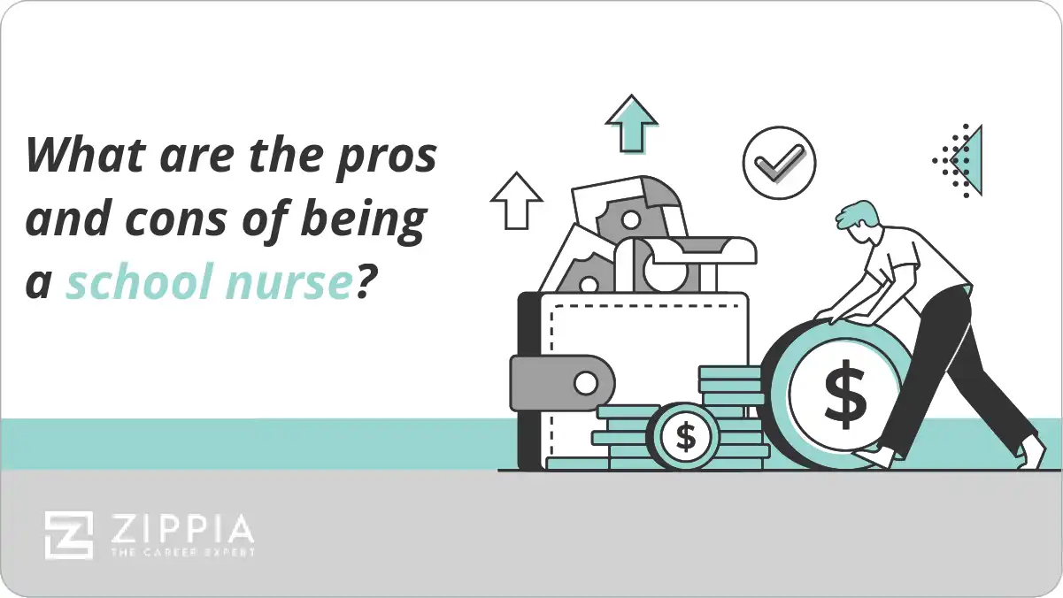What are the pros and cons of being a school nurse?