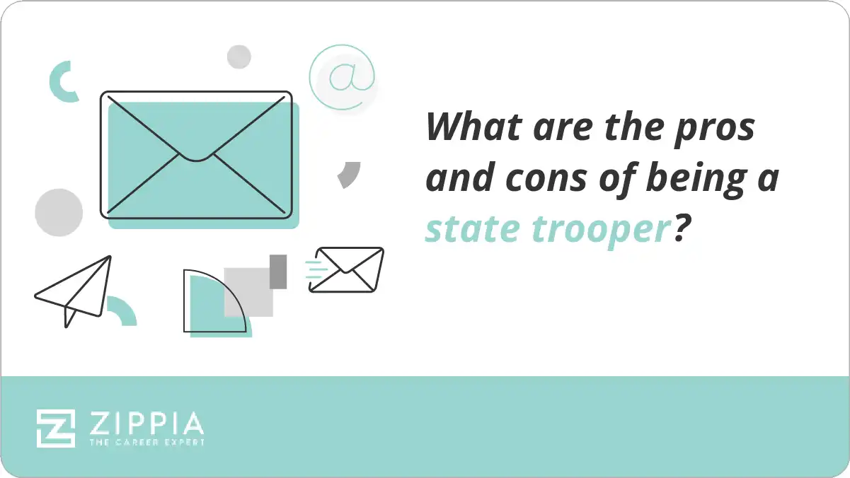 What are the pros and cons of being a state trooper?