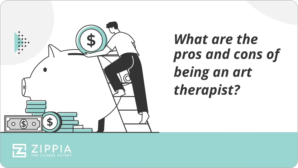 What are the pros and cons of being an art therapist?
