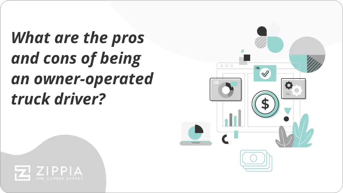What are the pros and cons of being an owner-operated truck driver?