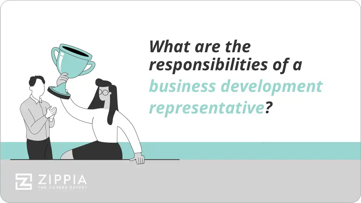 What are the responsibilities of a business development representative?