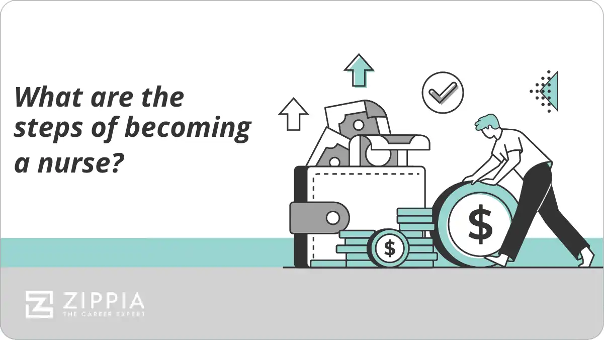 What are the steps of becoming a nurse?