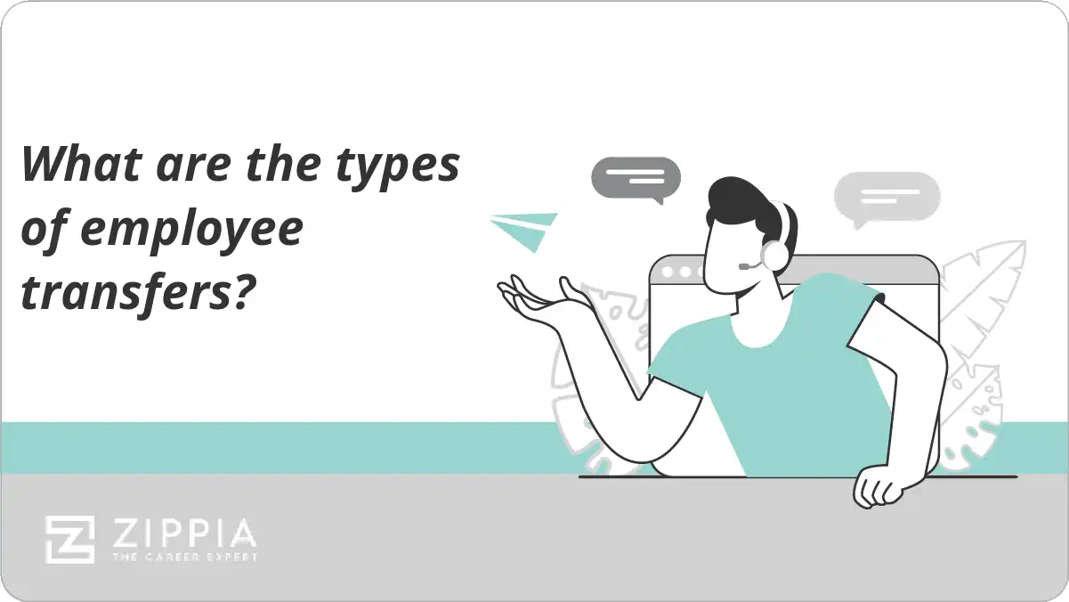 What are the types of employee transfers?
