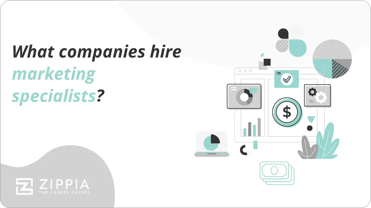What companies hire marketing specialists?