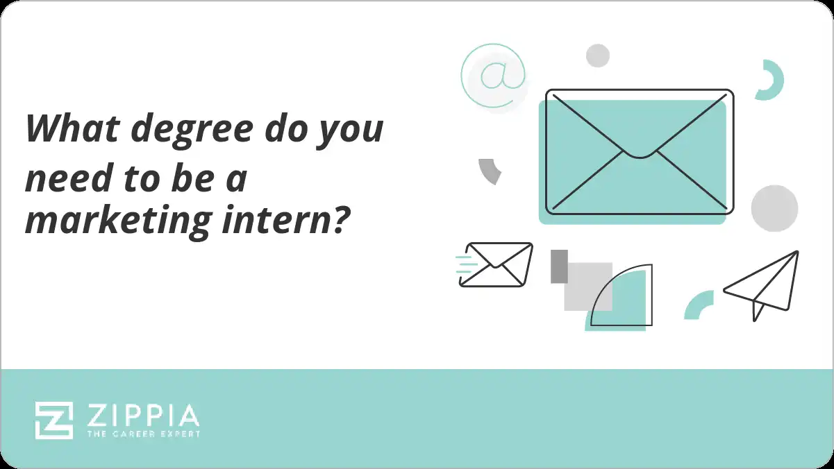 What degree do you need to be a marketing intern?