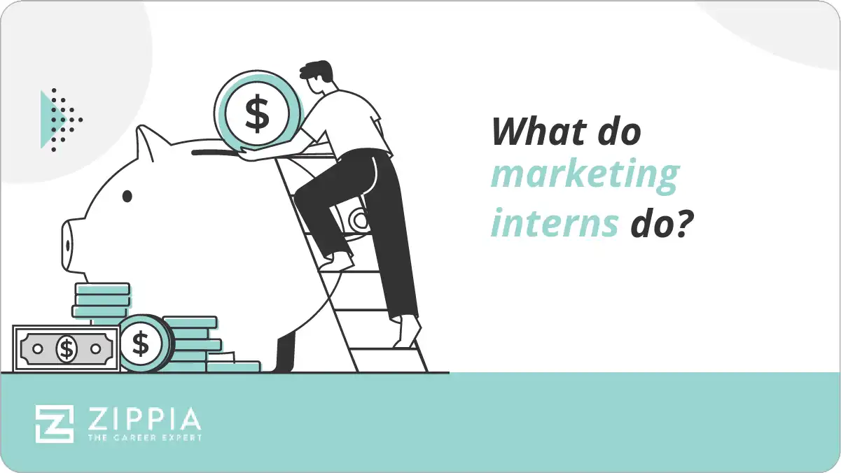 What do marketing interns do?