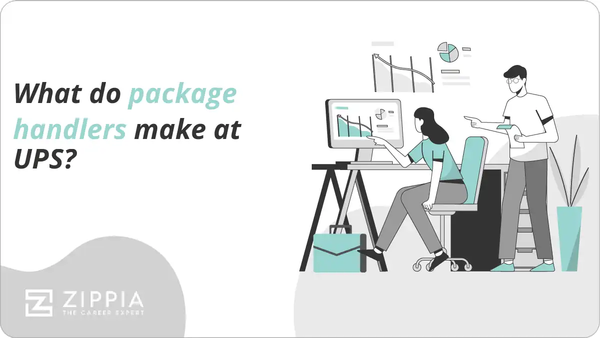 What do package handlers make at UPS?