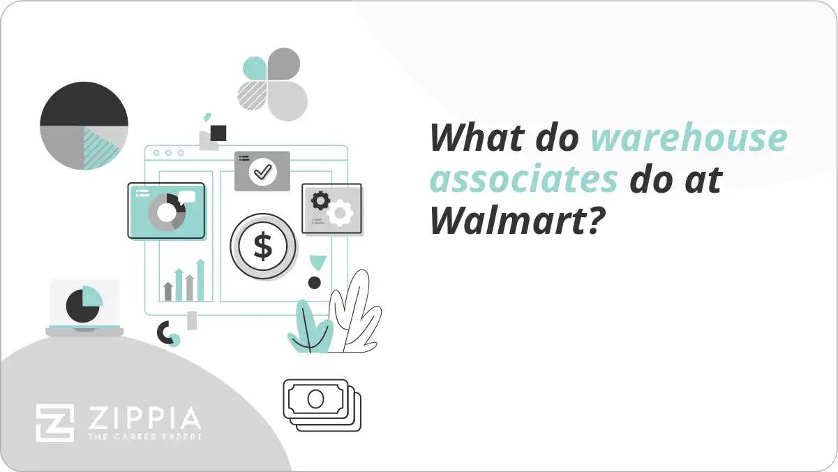 What do warehouse associates do at Walmart?