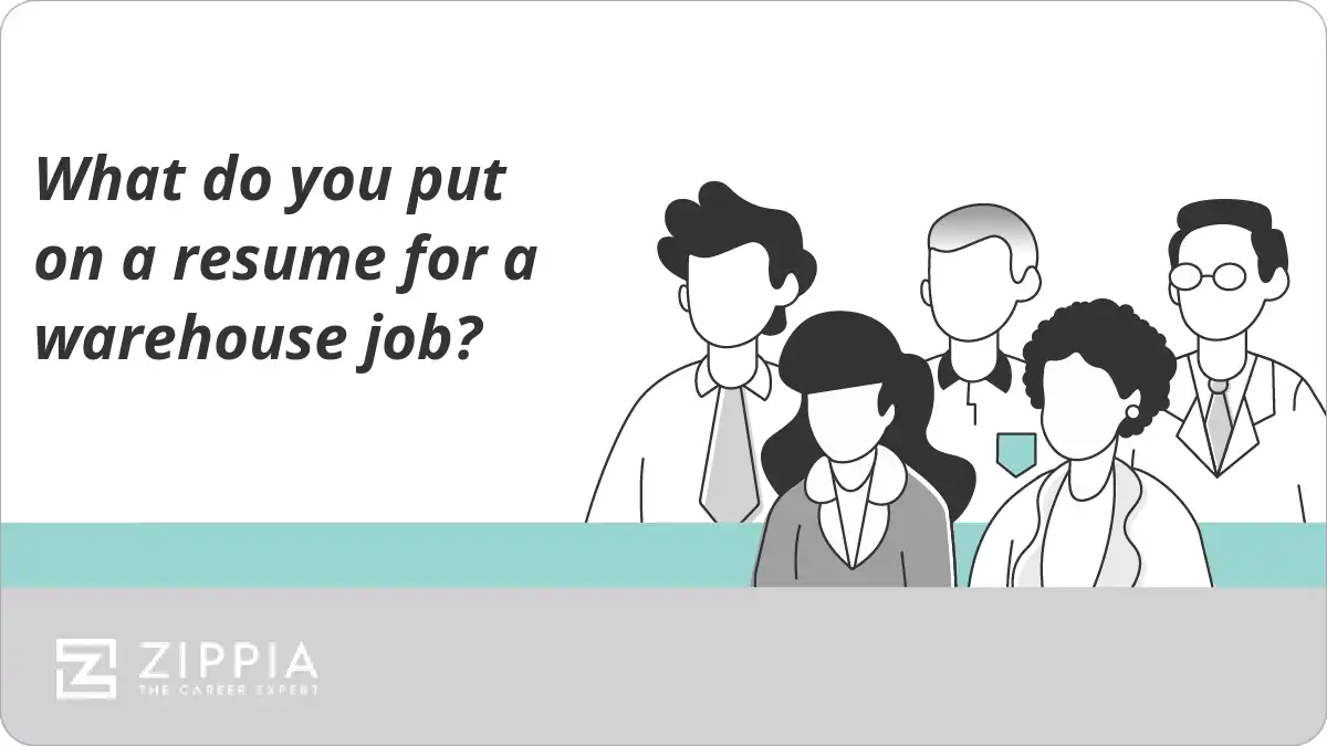 What do you put on a resume for a warehouse job?