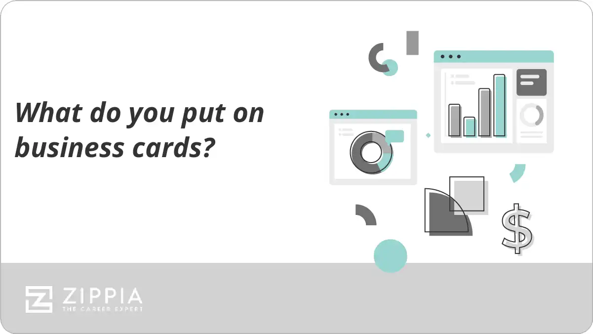 What do you put on business cards?