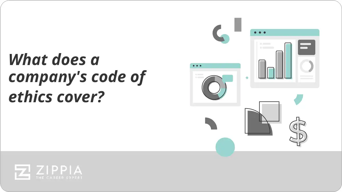 What does a company's code of ethics cover?