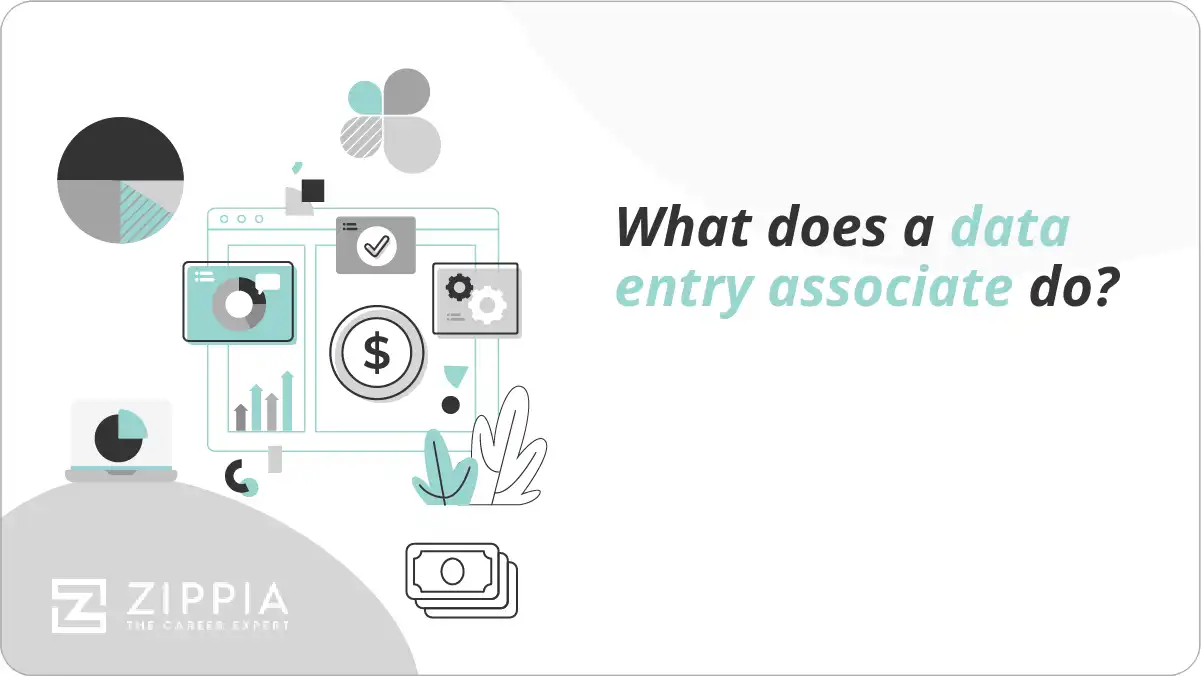 What does a data entry associate do?