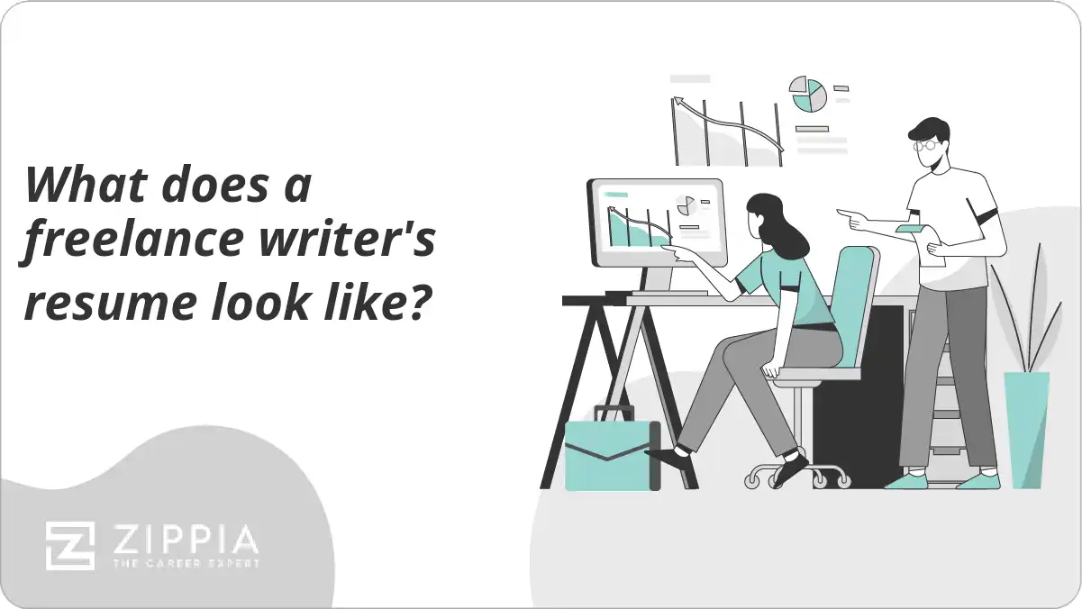 What does a freelance writer's resume look like?