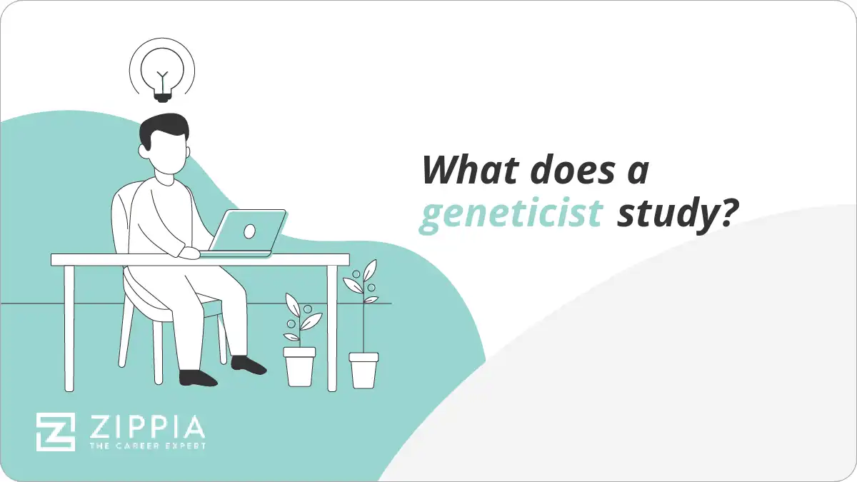 What does a geneticist study?