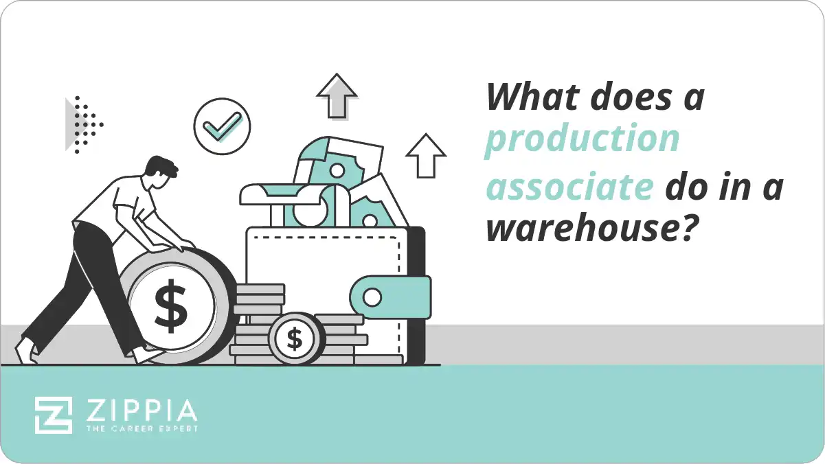What does a production associate do in a warehouse?