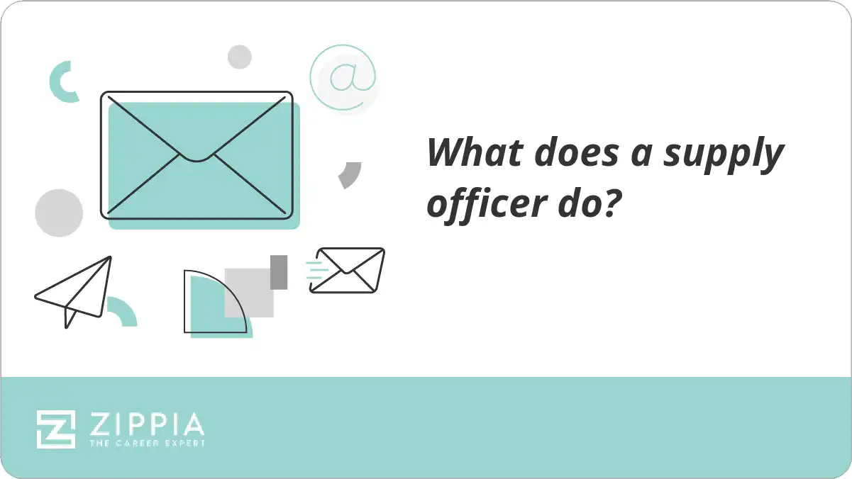 What does a supply officer do?