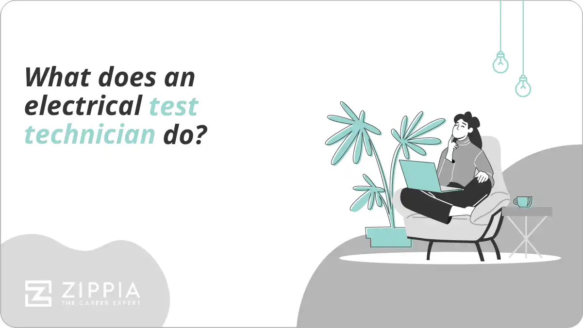What does an electrical test technician do?