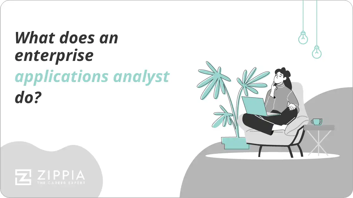 What does an enterprise applications analyst do?
