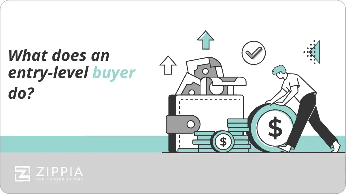 What does an entry-level buyer do?