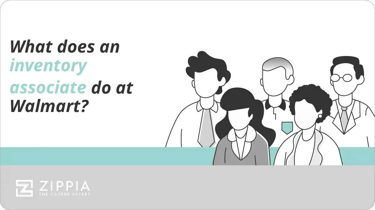 What does an inventory associate do at Walmart?