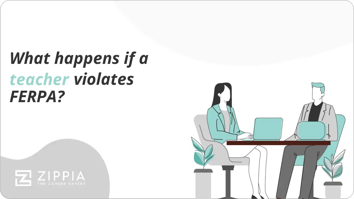 What happens if a teacher violates FERPA?
