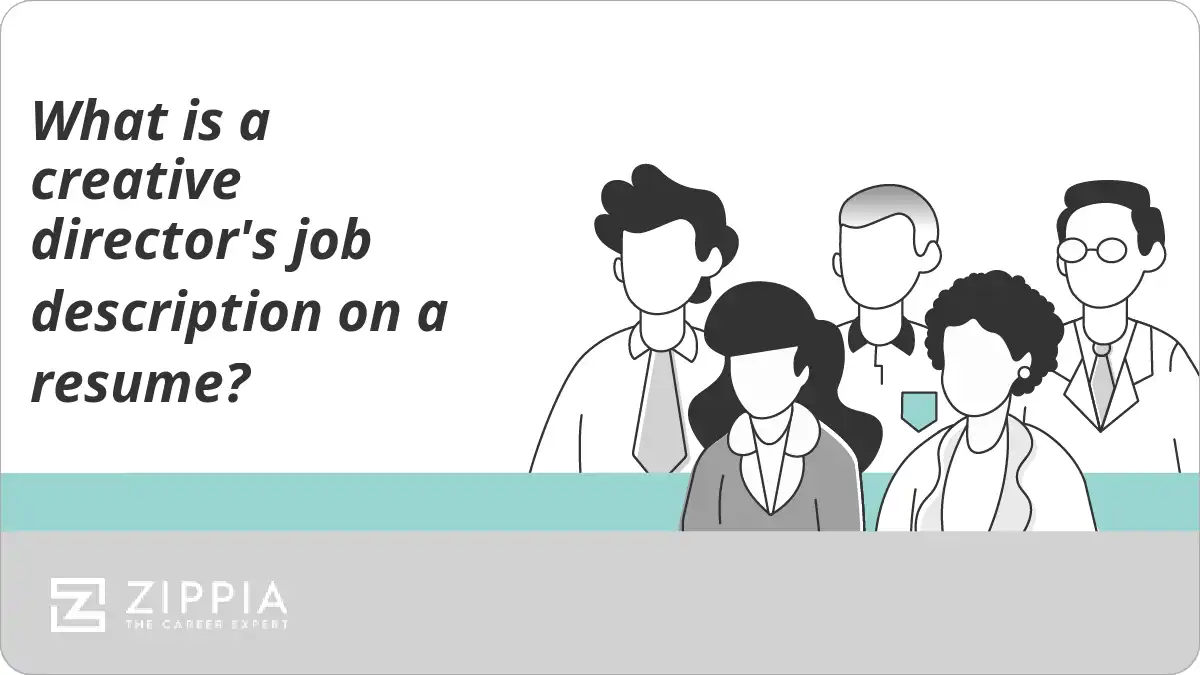 What is a creative director's job description on a resume?