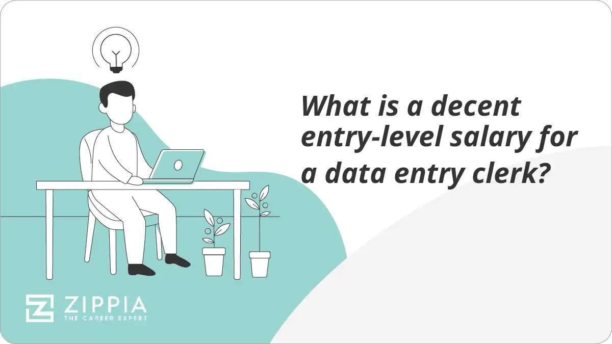 What is a decent entrylevel salary for a data entry clerk? Zippia