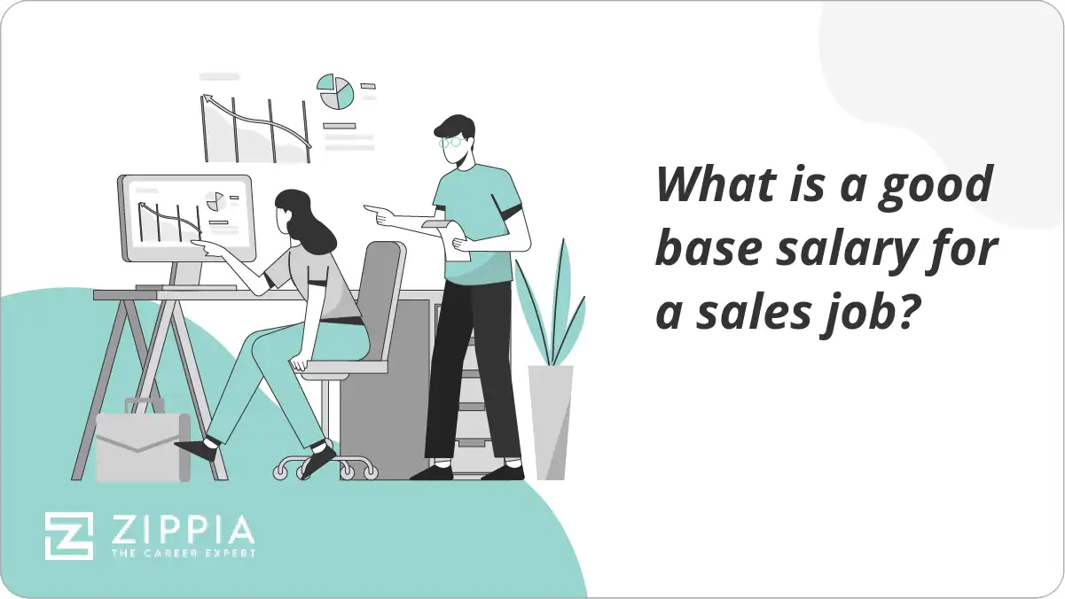 What is a good base salary for a sales job?