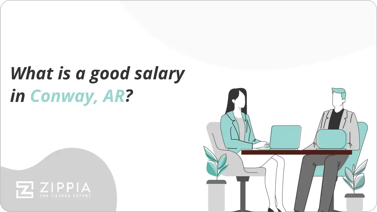 What is a good salary in Conway, AR?