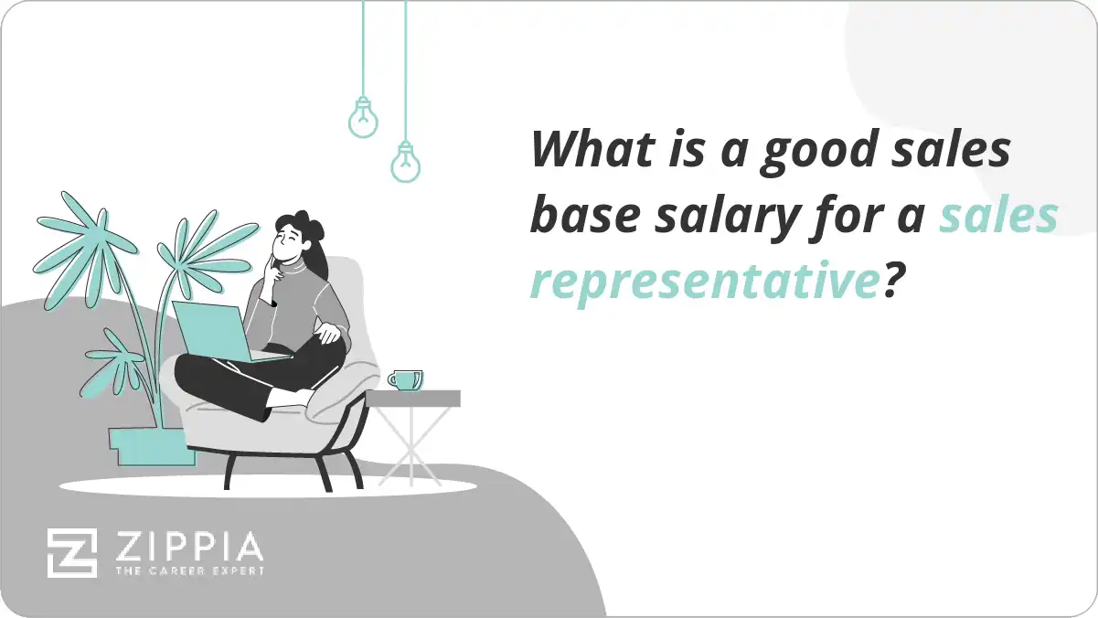 What is a good sales base salary for a sales representative?