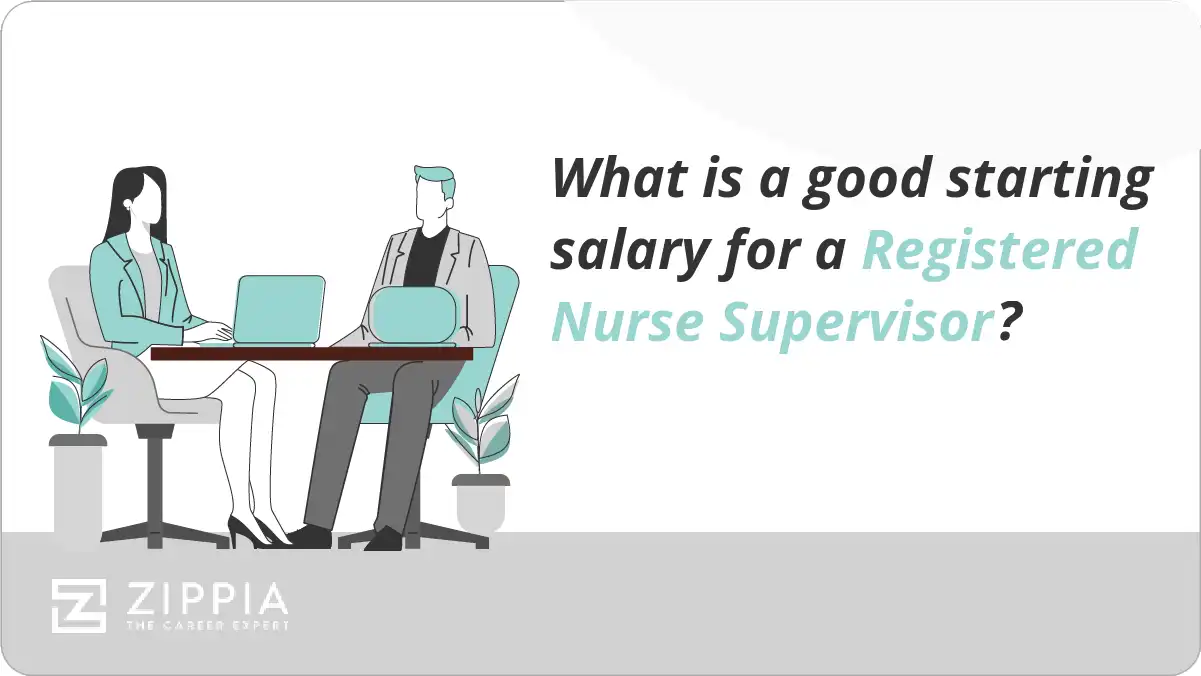 What is a good starting salary for a Registered Nurse Supervisor?