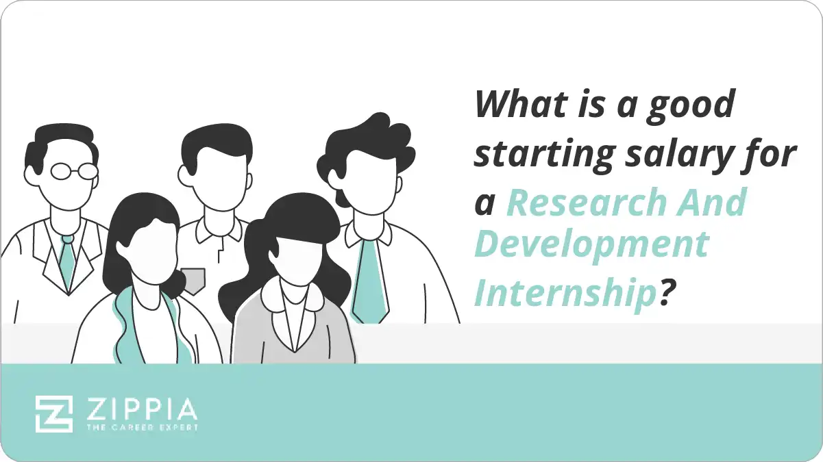 What is a good starting salary for a Research And Development Internship?