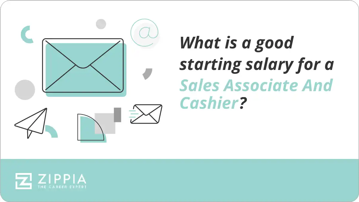 What is a good starting salary for a Sales Associate And Cashier?