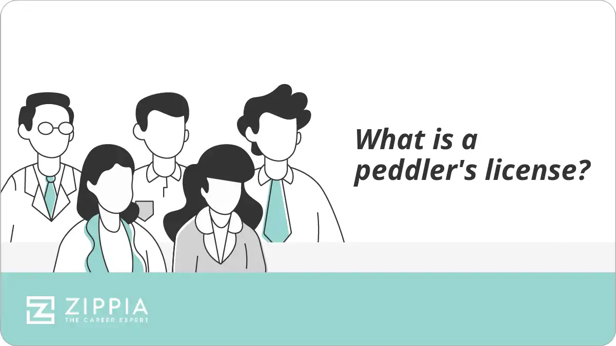 What is a peddler's license?