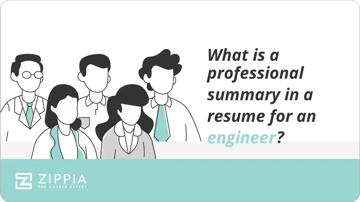 What is a professional summary in a resume for an engineer?
