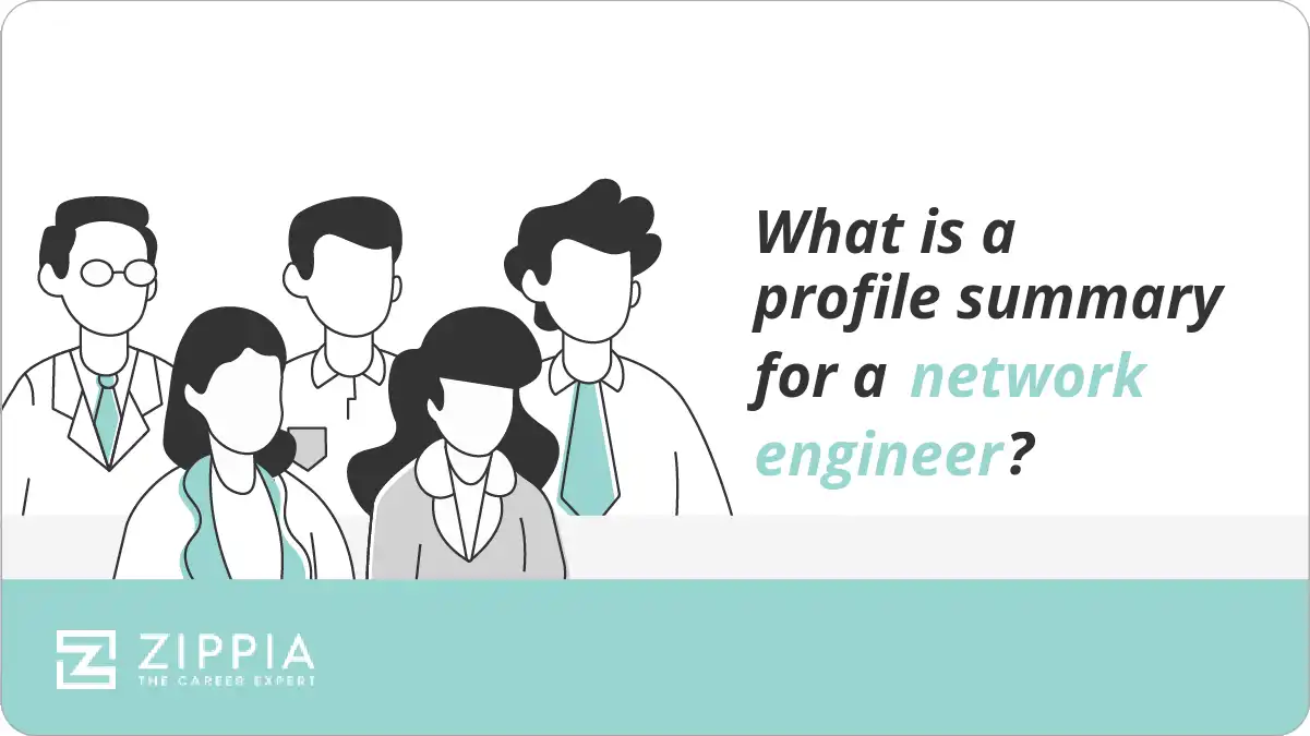 What is a profile summary for a network engineer?