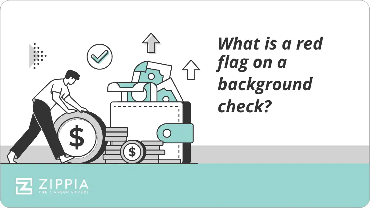 What is a red flag on a background check?