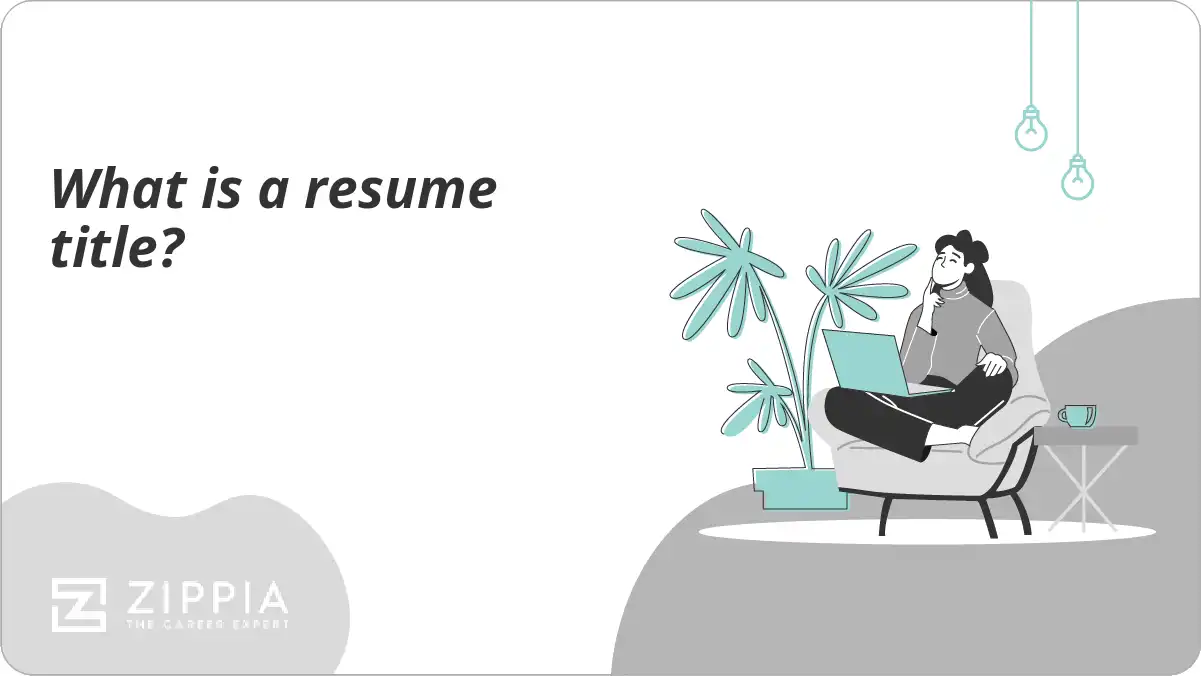 What is a resume title?