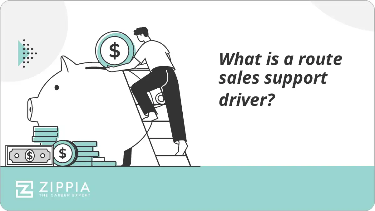 What is a route sales support driver?