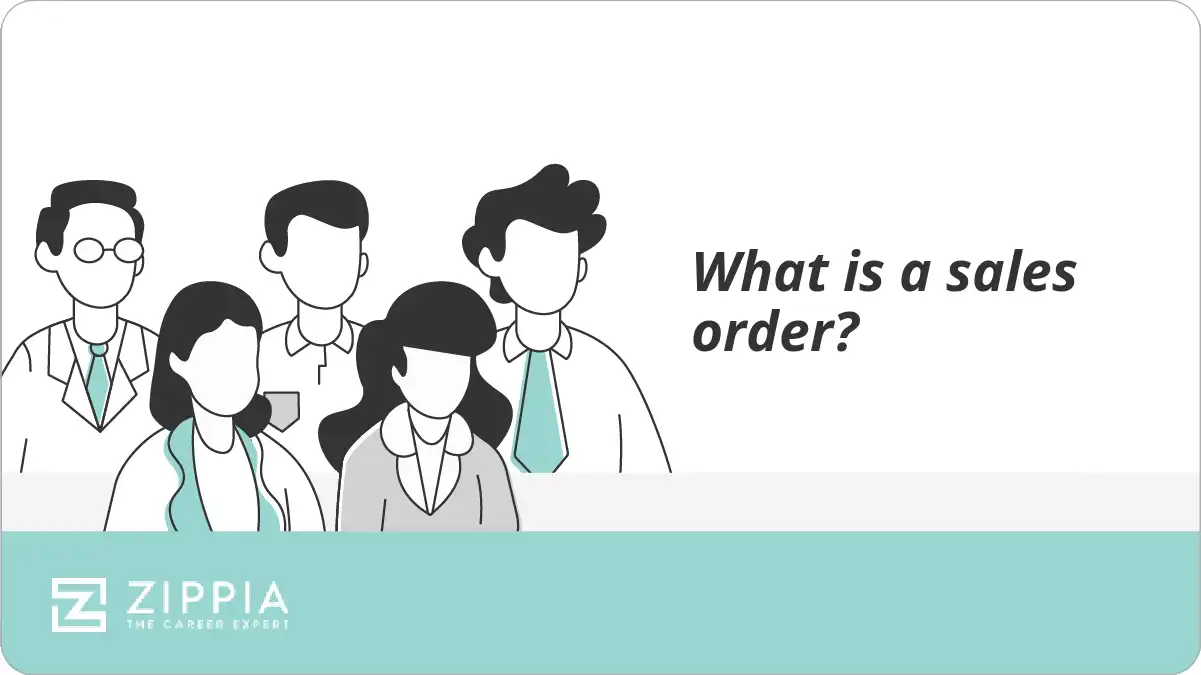 What is a sales order?