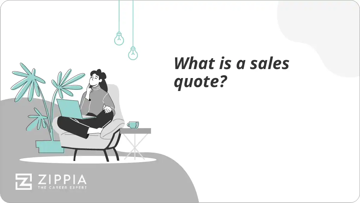What is a sales quote?