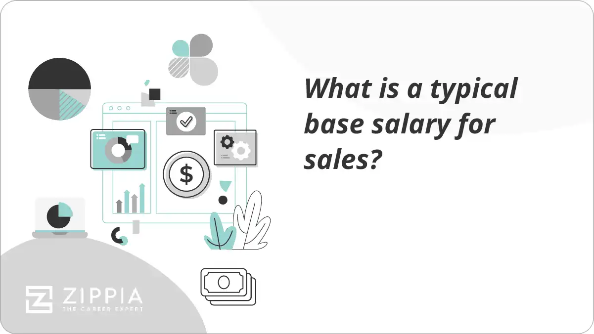 What is a typical base salary for sales?