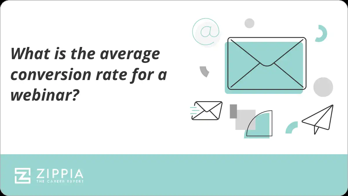 What is the average conversion rate for a webinar?
