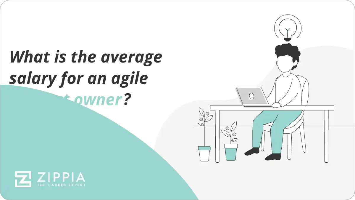 What is the average salary for an agile product owner?
