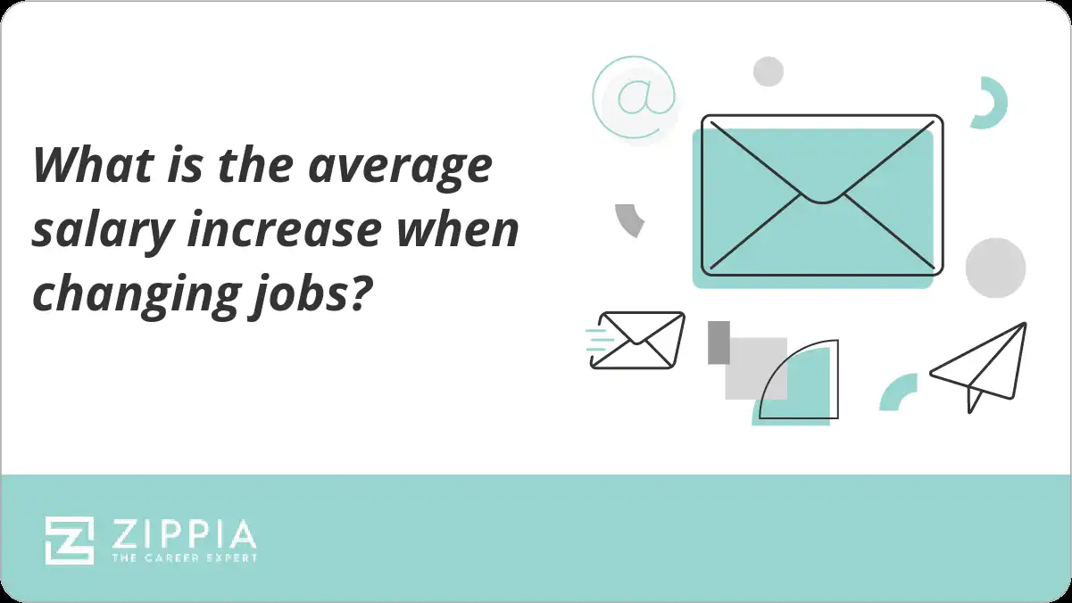 What is the average salary increase when changing jobs?