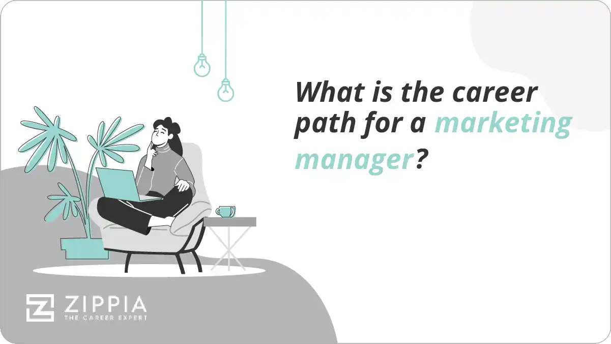 What is the career path for a marketing manager?